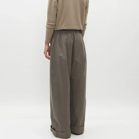 NWT Lauren Manoogian Duvet Pants Wide Leg Trousers Lead size 1 - Picture 11 of 11